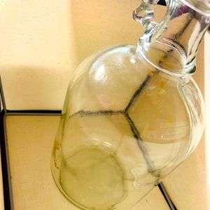 •Vintage Clear Glass One Gallon Jug•